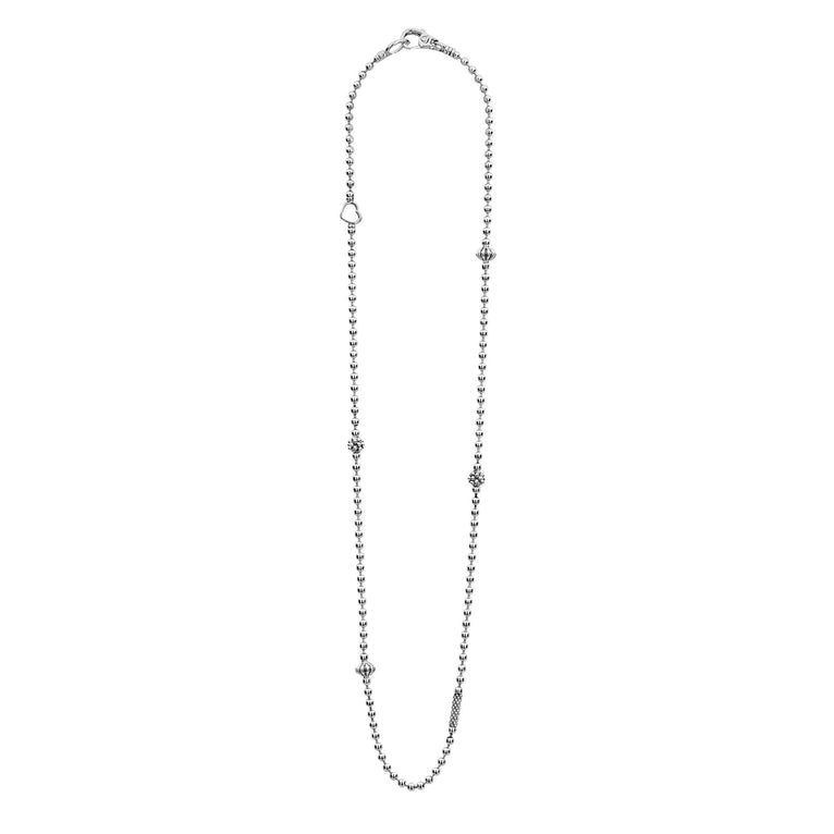 LAGOS Caviar Icon Collection Station Necklace (No 