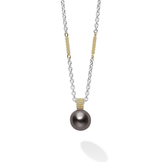 Luna Collection Color Gemstone Necklace in Sterlin