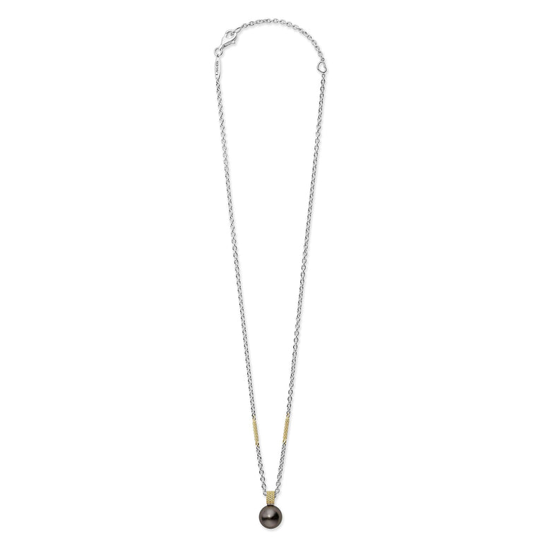 Luna Collection Color Gemstone Necklace in Sterlin