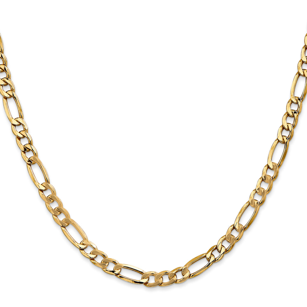 14K Yellow Gold Figaro Chain Necklace