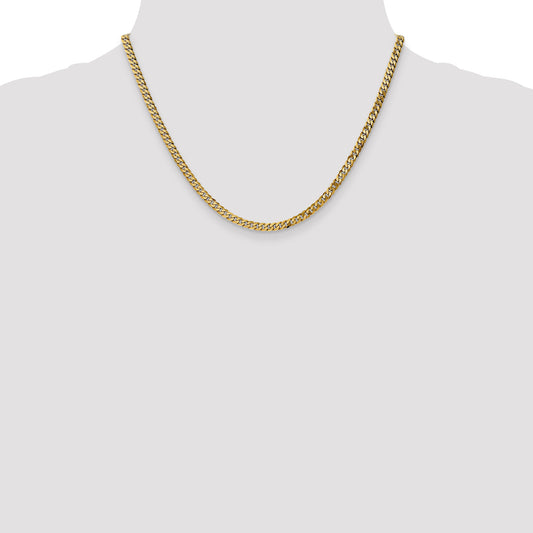14K Yellow Gold Curb Chain Necklace