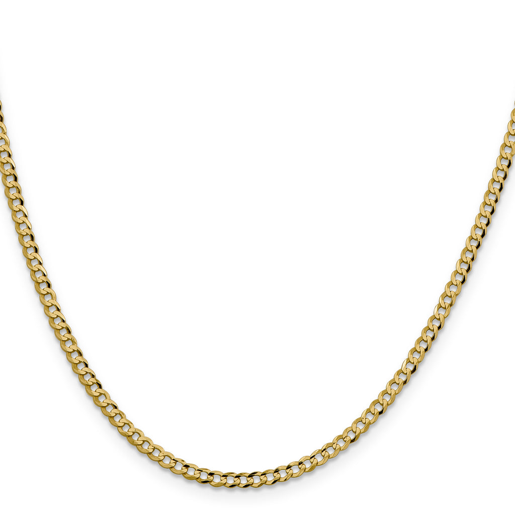 14K Yellow Gold Cuban Link Chain