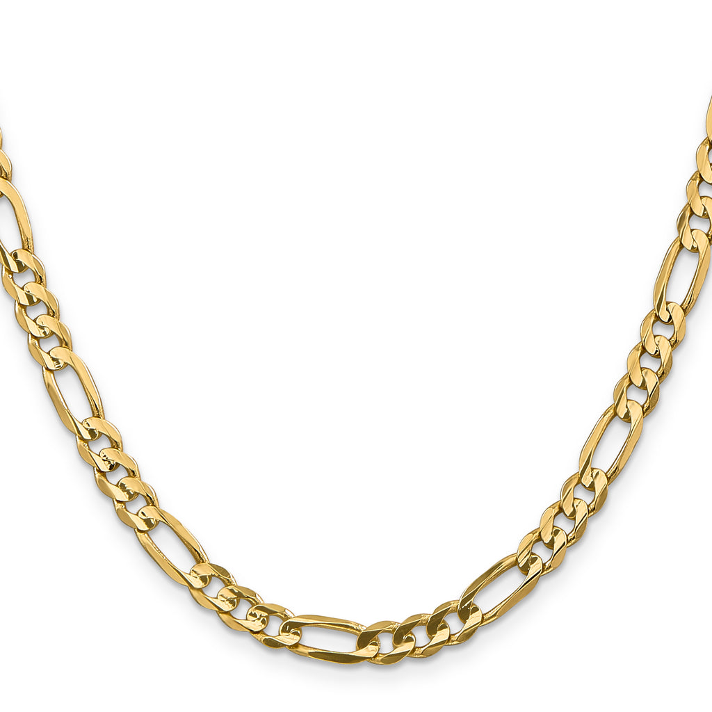 14K Yellow Gold Figaro Chain Necklace