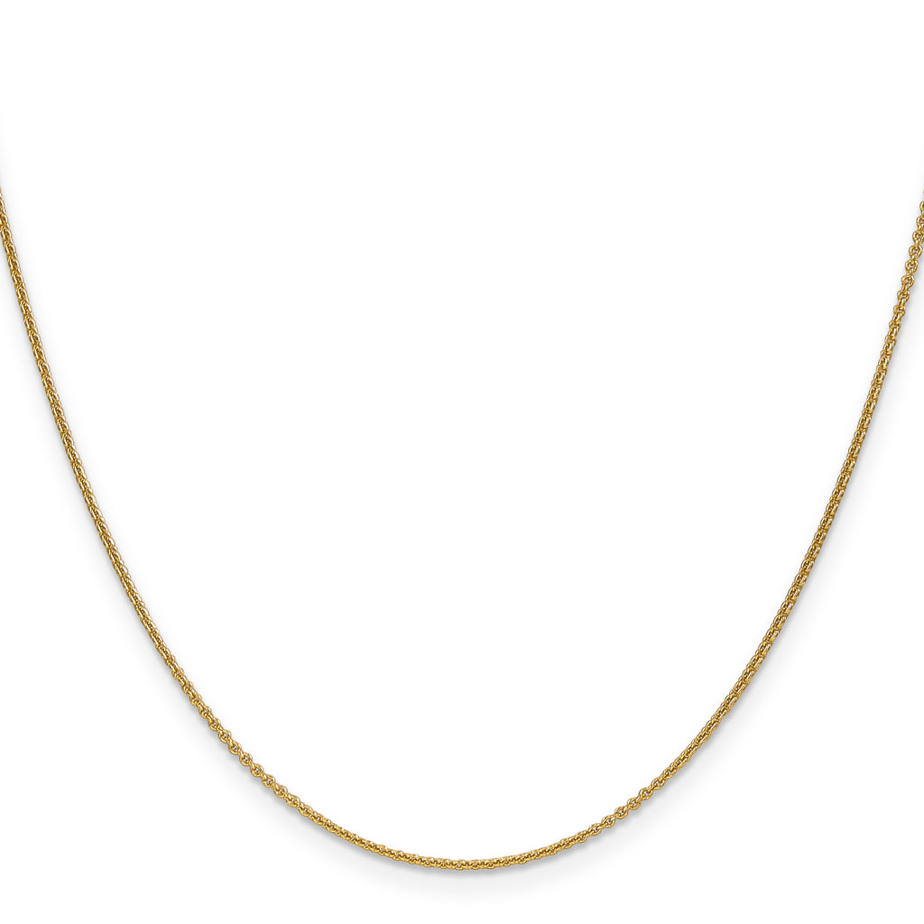 14K Yellow Gold Cable Link Chain