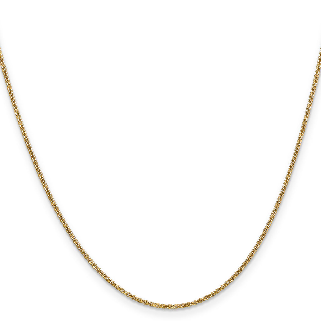 14K Yellow Gold Cable Link Chain