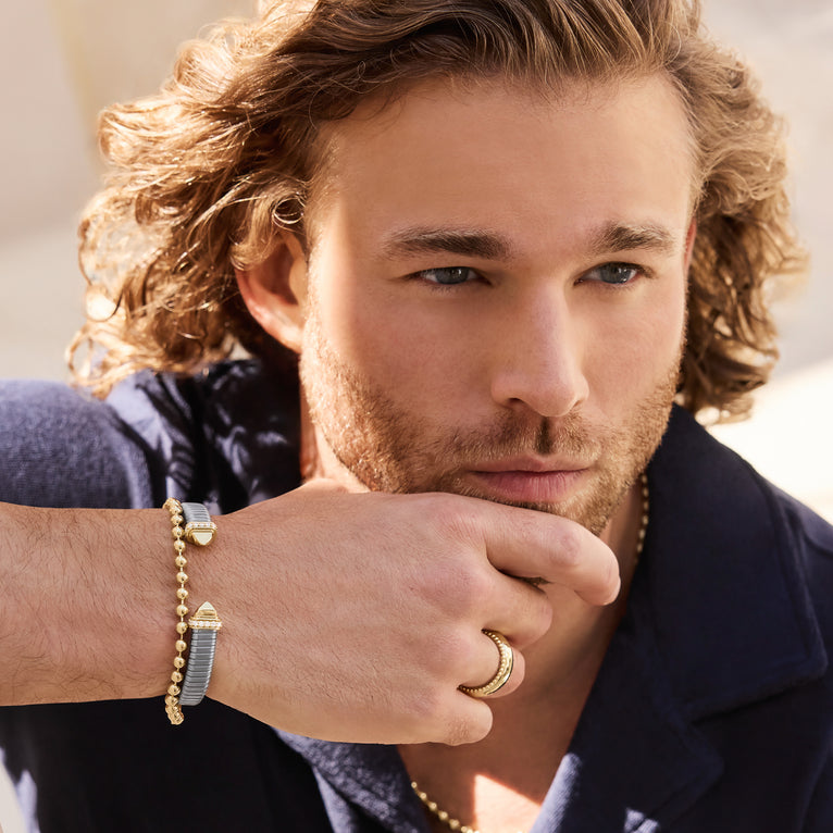 14K Yellow Gold Ball Chain Bracelet