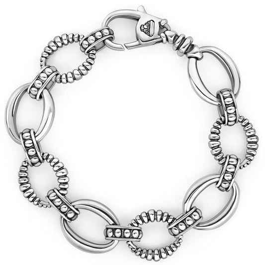 LAGOS Signature Caviar Collection Oval Link Bracel