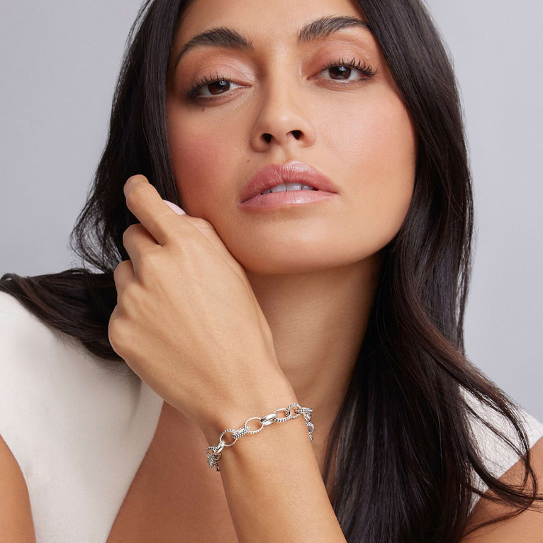 LAGOS Signature Caviar Collection Oval Link Bracel