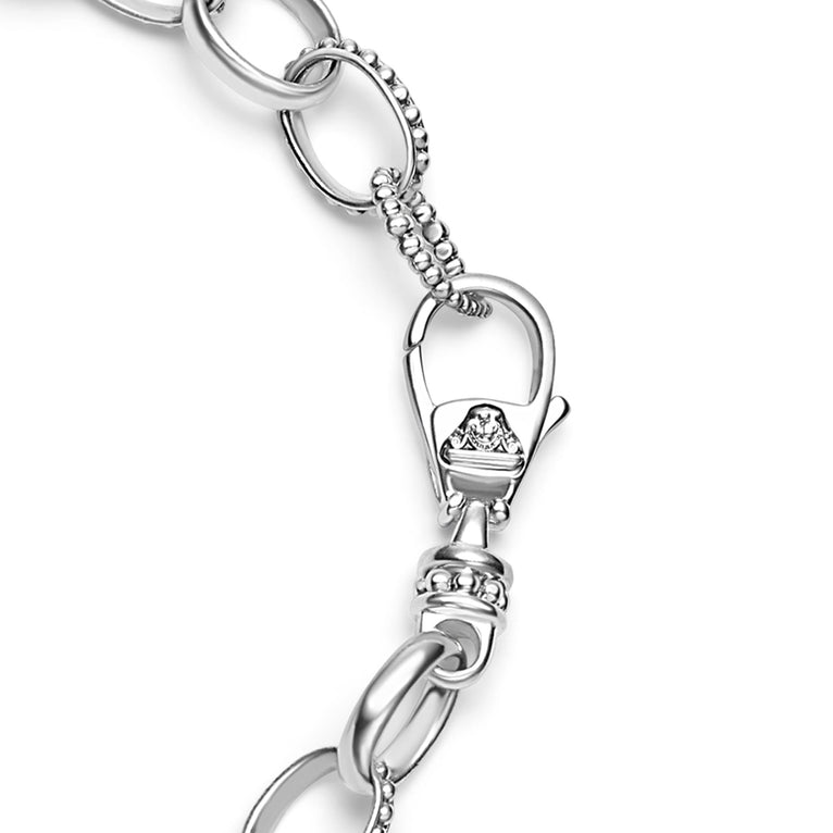 LAGOS Signature Caviar Collection Oval Link Bracel