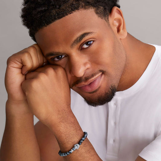 LAGOS Men's Anthem Collection Stretch Color Gemsto