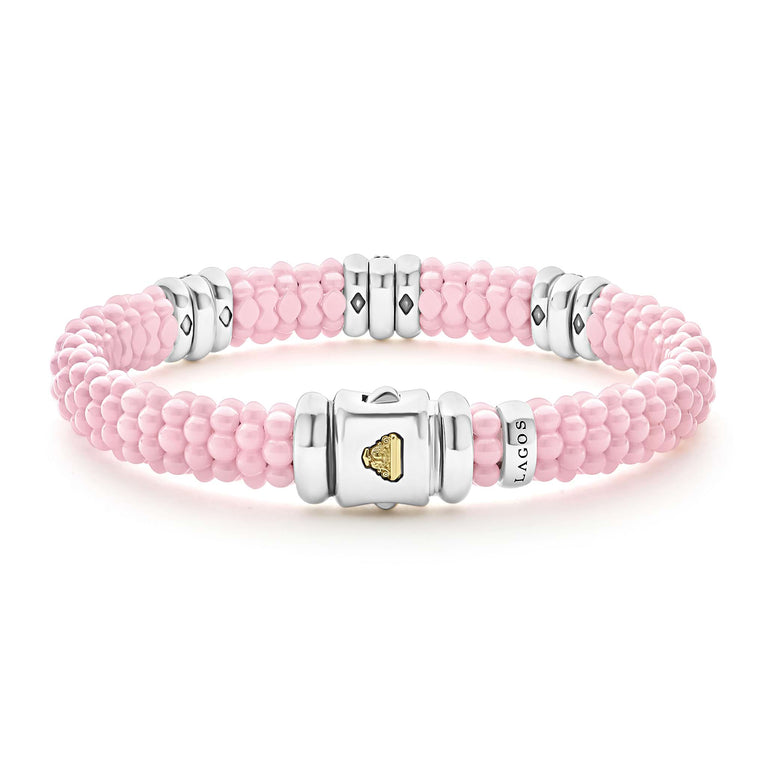 LAGOS Pink Caviar Collection Natural Diamond Brace