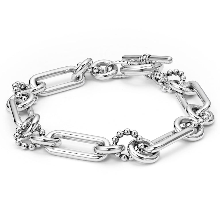 LAGOS Signature Caviar Collection Fancy Link Brace