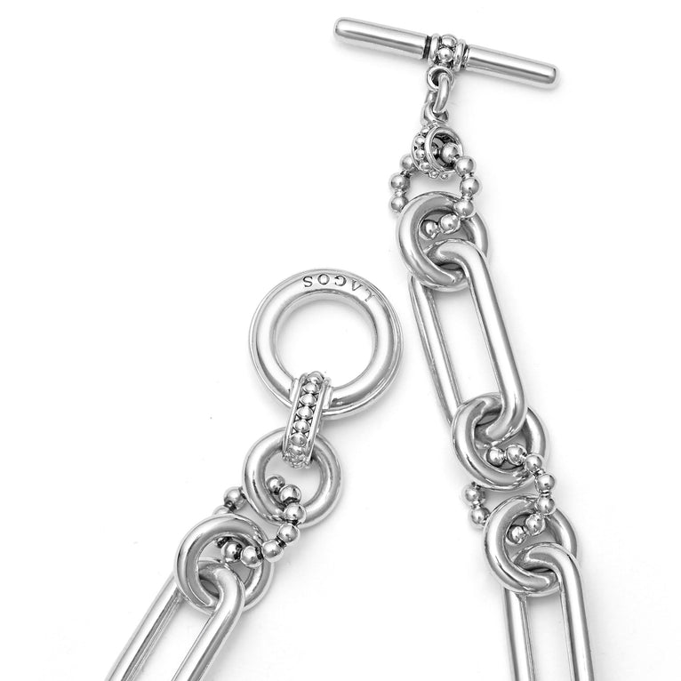 LAGOS Signature Caviar Collection Fancy Link Brace