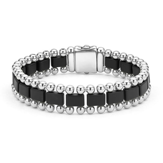 LAGOS Men's Anthem Collection Fancy Link Bracelet 