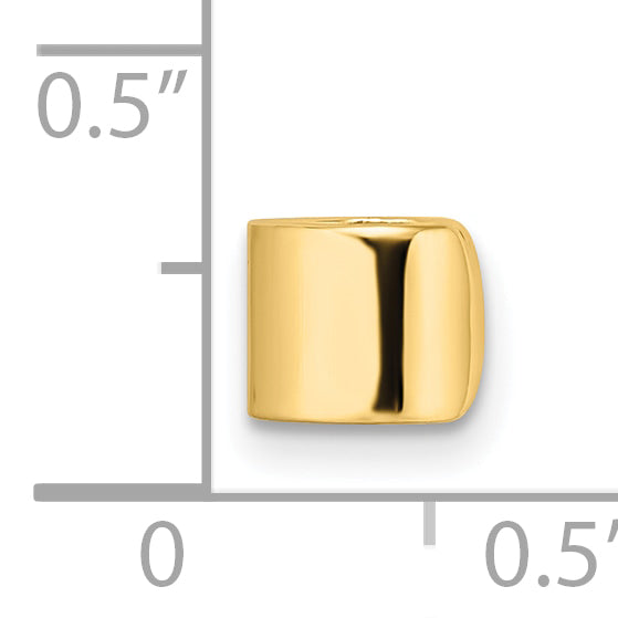 10 Karat Yellow Gold Cuff Earring, Polished Finish.