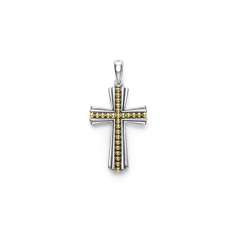 LAGOS Men's LAGOS Anthem Collection Cross Necklace