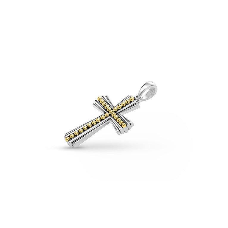 LAGOS Men's LAGOS Anthem Collection Cross Necklace