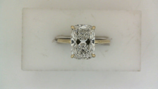 ReMARKable Designs Hidden Accent Lab-Grown Diamond Complete Engagement Ring in 14 Karat Yellow Gold