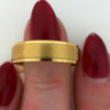 Carved Band (No Stones) in 10 Karat Yellow 6MM