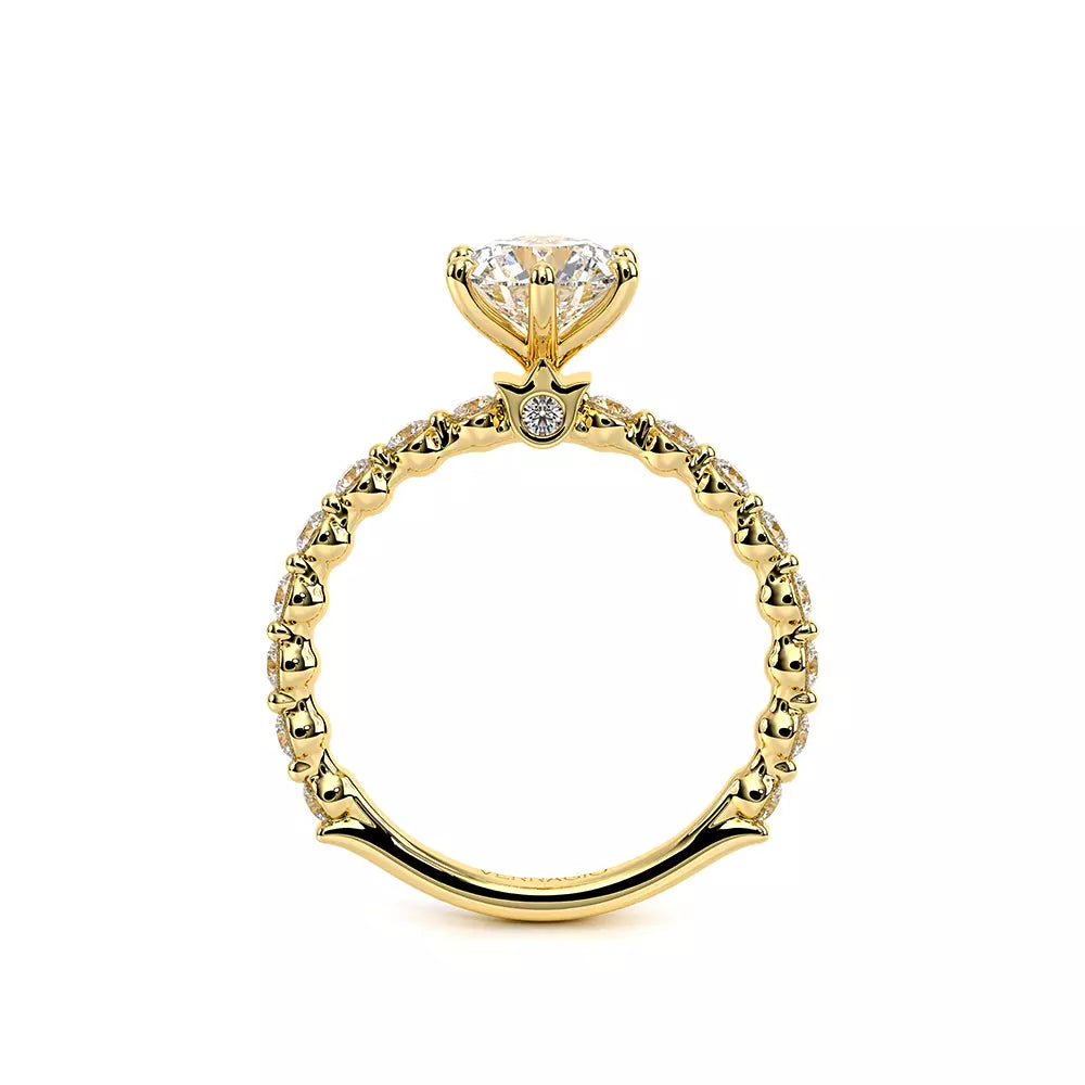 Verragio Hidden Accent Side Stone Natural Diamond