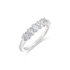 ReMARKable Designs Natural Diamond Ladies Wedding Band in 14 Karat White Gold with 0.74ctw Oval Diamonds, Clarity: VS2, Color: G