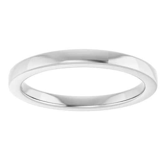ReMARKable Designs Men's Carved Band (No Stones) in 14 Karat White Gold 3MM