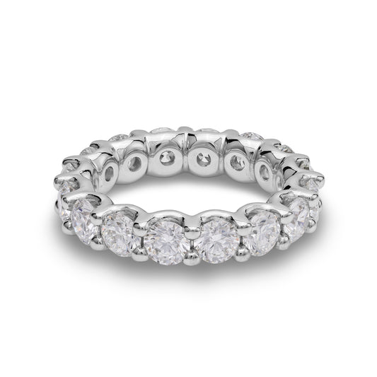 Forevermark Natural Diamond Eternity Ladies Wedding Band in Platinum White with 0.23ctw D VS1 Round Diamond