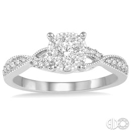 Natural Diamond Complete Engagement Ring