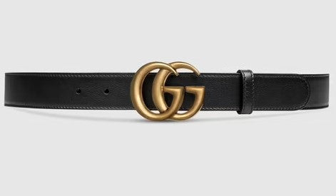 Gucci GG Thin Leather Belt - Gently Used
