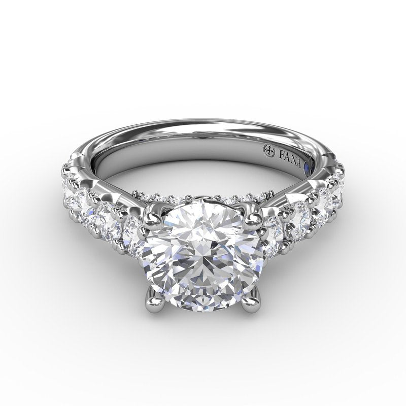 Fana Hidden Accent Natural Diamond Semi-Mount Enga