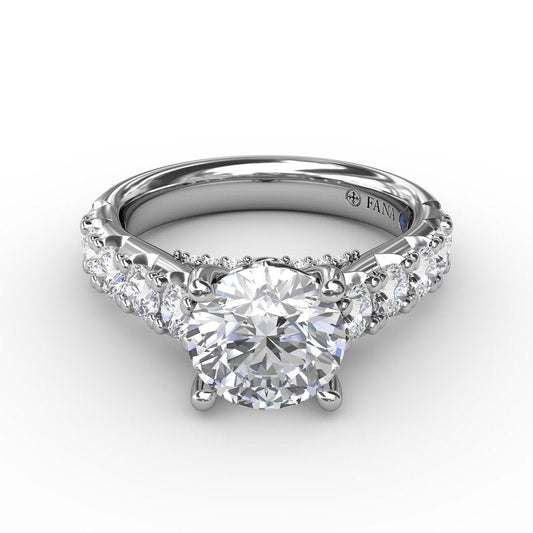 Fana Hidden Accent Natural Diamond Semi-Mount Enga