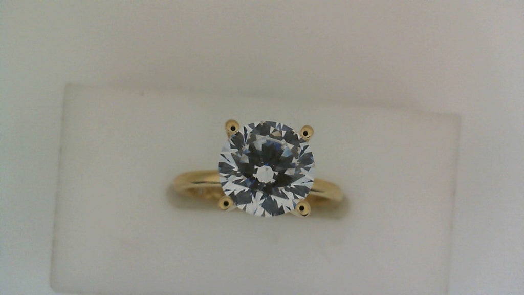 A. Jaffe Hidden Accent Solitaire Natural Diamond S