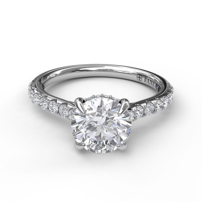 Fana Hidden Accent Natural Diamond Semi-Mount Enga