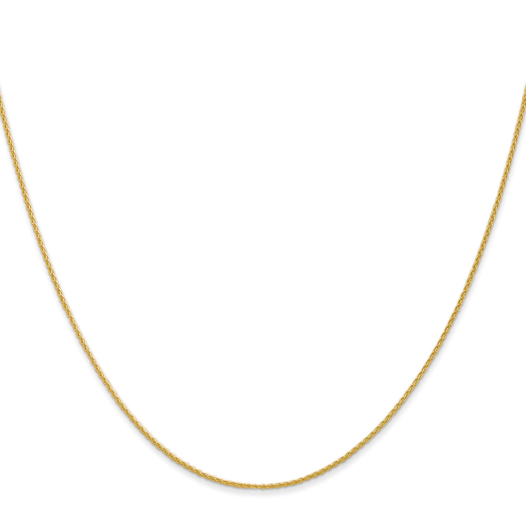 14K Yellow Gold Wheat Chain Necklace