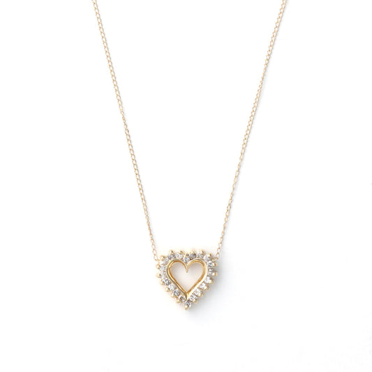 ReMARKable Estate Natural Diamond Necklace in 14 Karat Yellow Gold with 0.18ctw Round Diamonds, Clarity: SI2-I1, Color: I/J