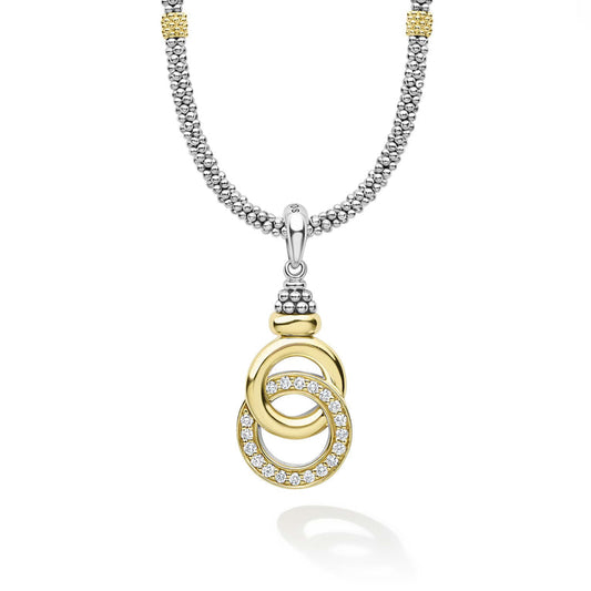 LAGOS Natural Diamond Necklace in Sterling Silver
