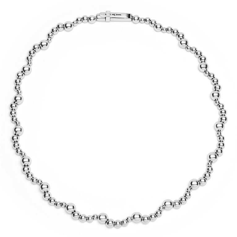 LAGOS Necklace (No Stones) in Sterling Silver Whit