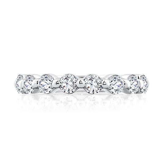 A. Jaffe Natural Diamond Ladies Wedding Band in 14