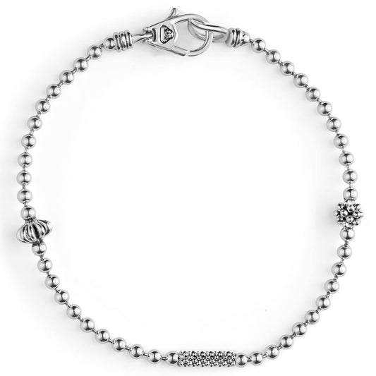 Caviar Icon Collection Ball Chain Bracelet (No Sto