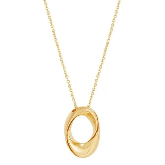 ReMARKable Designs Pendant Necklace (No Stones) in 14 Karat Yellow Gold