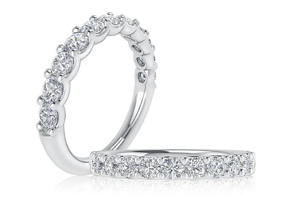A. Jaffe Natural Diamond Ladies Wedding Band in 14