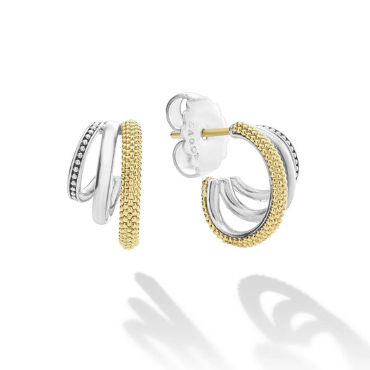 LAGOS Caviar Lux Collection Small Hoop Earrings (N