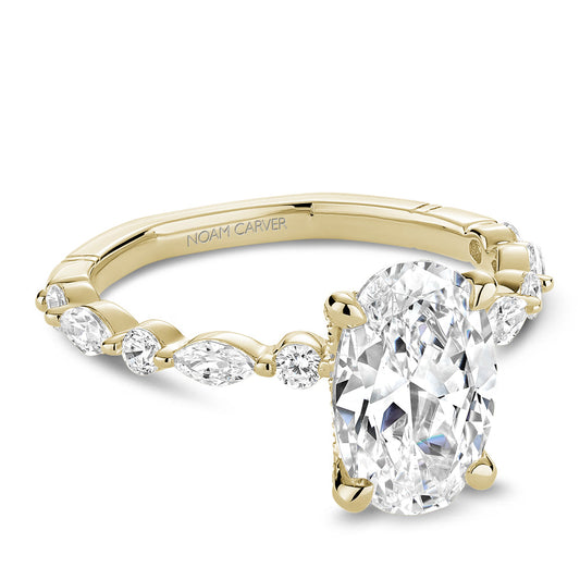 Noam Carver Hidden Accent Natural Diamond Semi-Mou