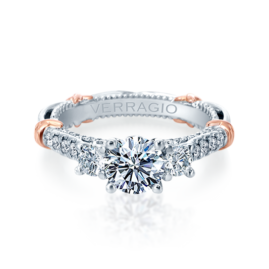 Verragio Parisian Collection 3-Stone Vintage Mined