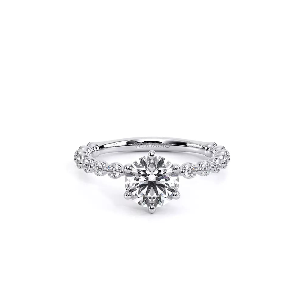 Verragio Hidden Accent Side Stone Natural Diamond