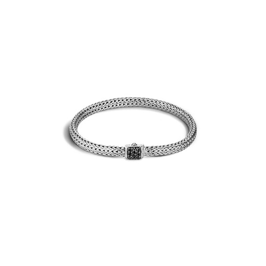 Sterling silver fancy link bracelet.