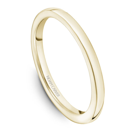 14K yellow gold carved band, minimalist design.