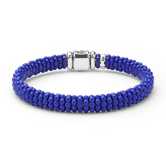 LAGOS Men's LAGOS Caviar Ceramic Bracelet in White