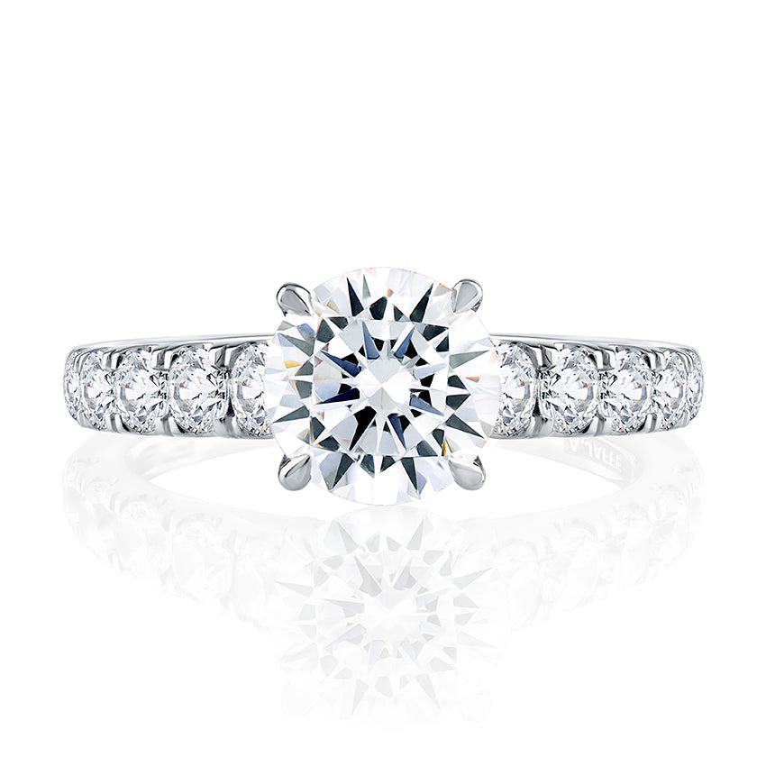 A. Jaffe Natural Diamond Semi-Mount Engagement Rin