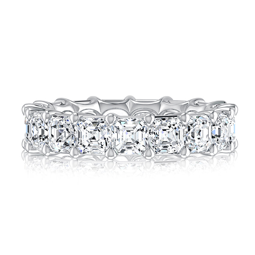 A. Jaffe Men's Eternity Wedding Band in 14 Karat W